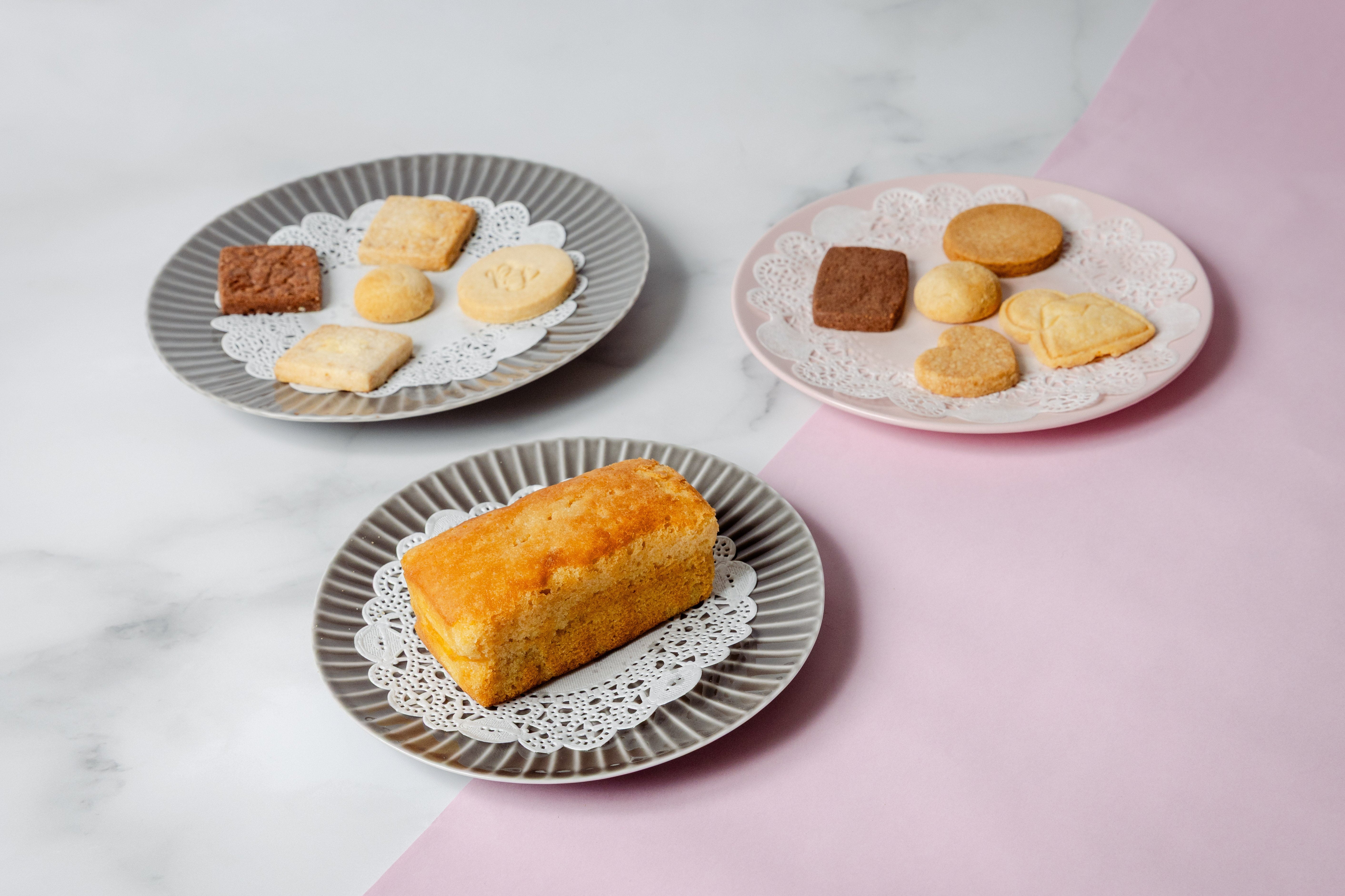 国産バター&ソイバター クッキー食べ比べ&ブランデーケーキ・ソイ
