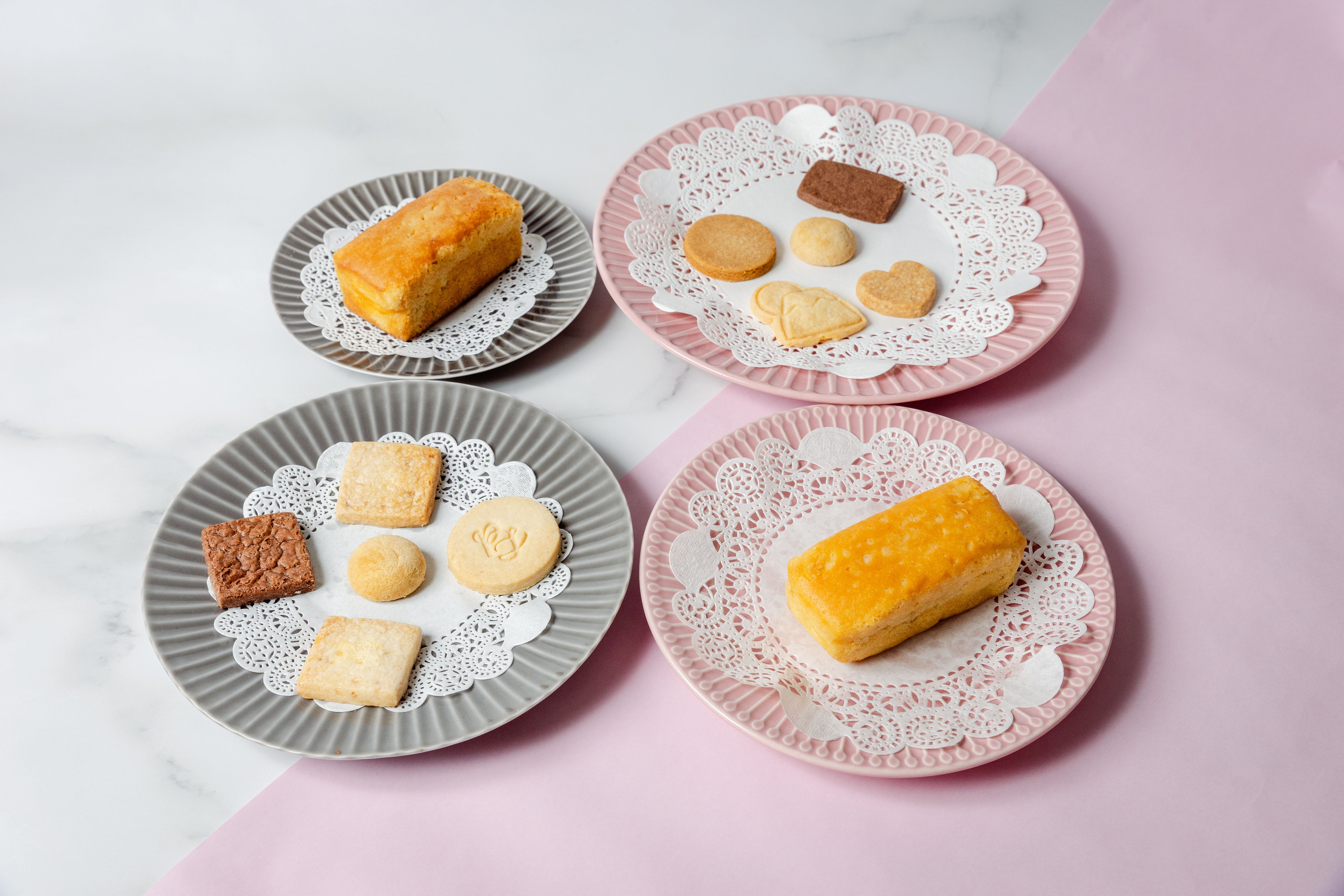 国産バター&ソイバター クッキー&ブランデーケーキ食べ比べ