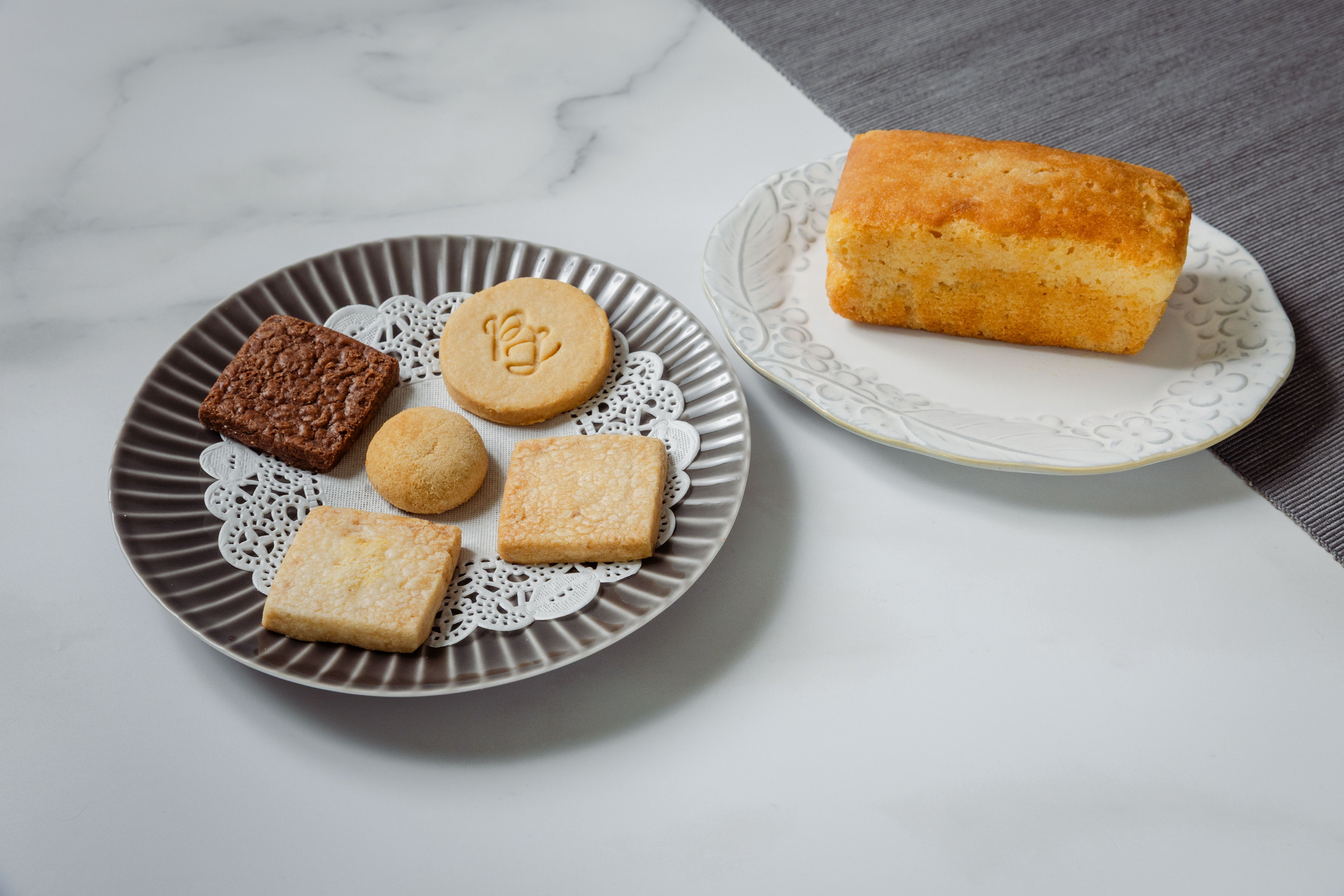 ソイクッキー 詰合せ 5種（プレーン、ショコラ、チーズ、きなこ、米粉）＆ブランデーケーキ・ソイ