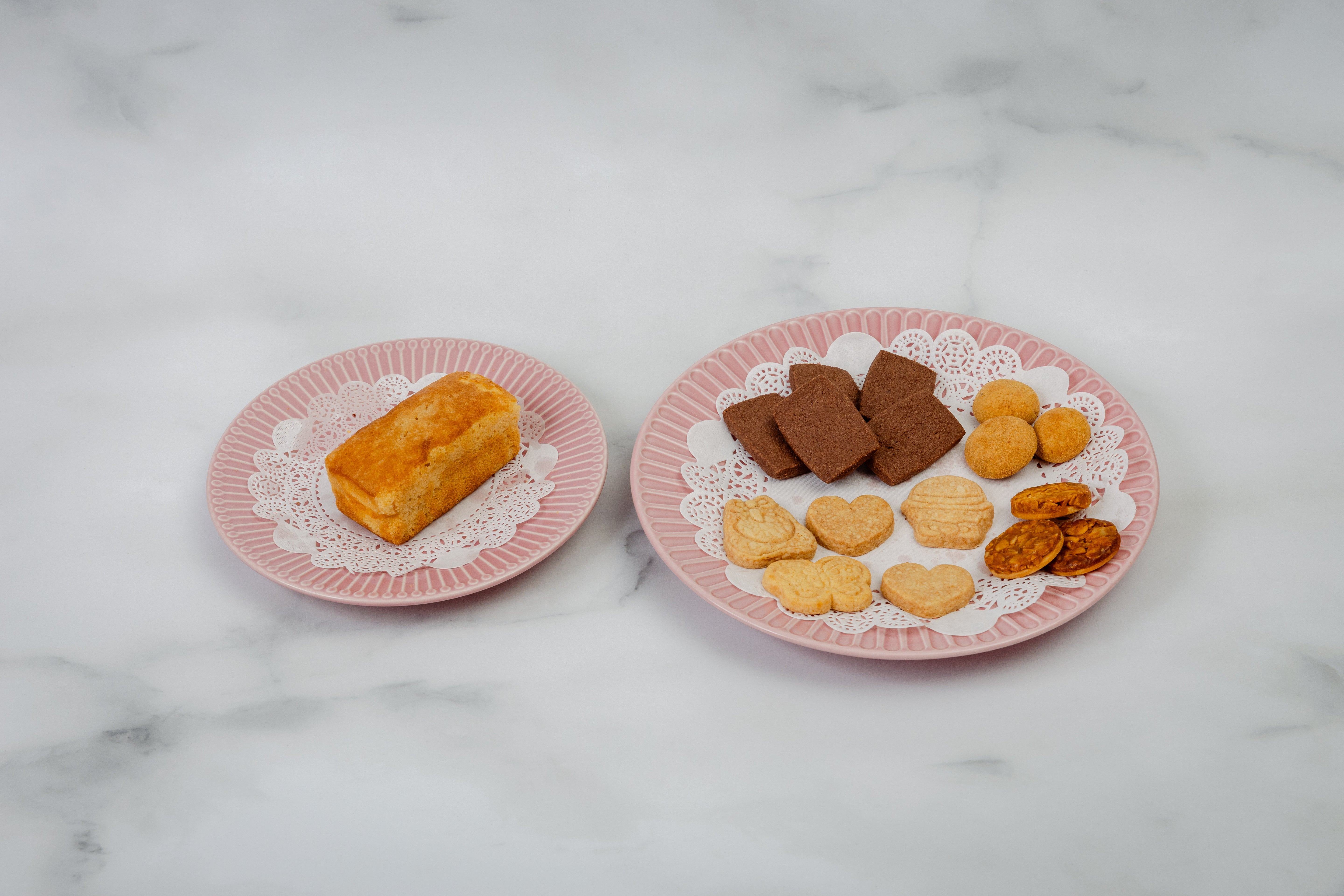 バタークッキー 詰合せ 4種（プレーン、ショコラ、きなこ、フロランタン）＆ブランデーケーキ